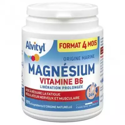 Alvityl Magnésium Vitamine B6 Libération Prolongée Comprimés Lp Pot/120 à MONTPELLIER